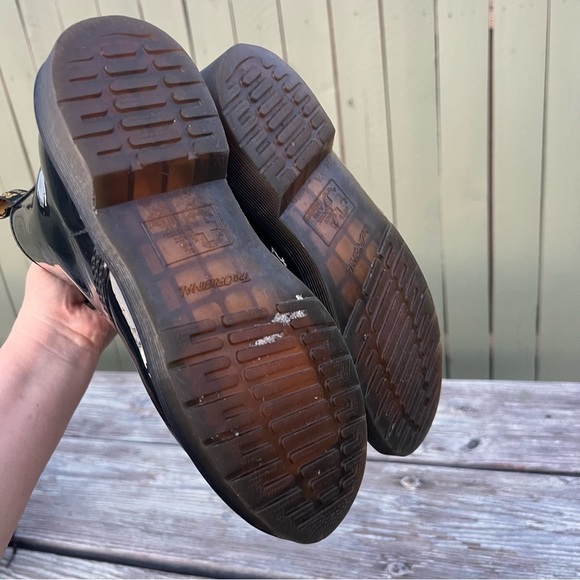 Dr. Martens 1460 Eight-Eye 8 Hole Patent Leather Boots Martens - Picture 3 of 11
